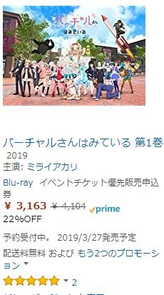 朗報 つまらないと叩かれた バーチャルさんはみている Amazon評価が割と高い あにまんch